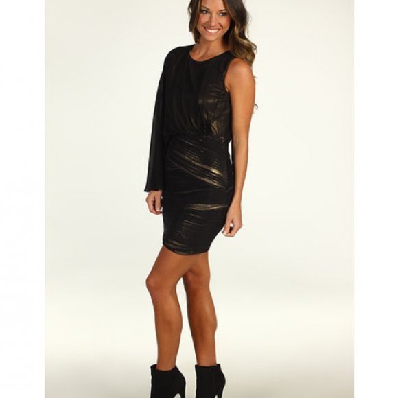 BCBGMaxAzria Kina Draped Cocktail Dress - sz XXS - Picture 4 of 6